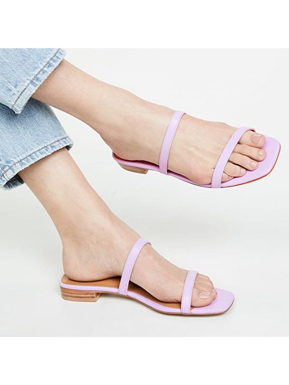 JAGGAR THE LABEL Sprung Double Strap Sandal SIZE 37/US 7